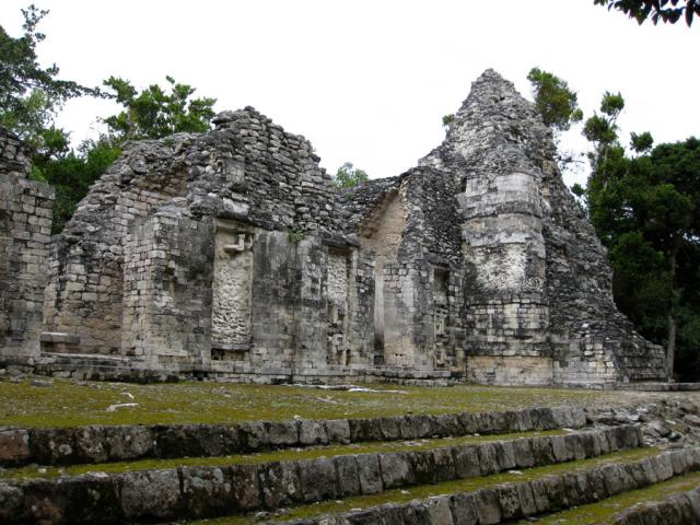 The Mayan site of Becán, "The Initiating Path of the Serpent." The Maya built various entrances, 7 of which are through tombs.